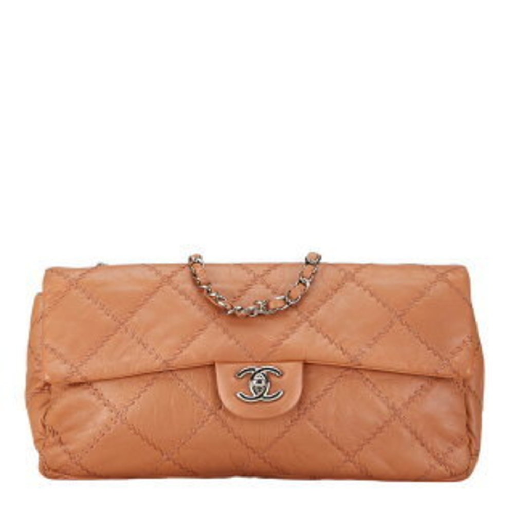 CHANEL Ultra Stitch Chain Shoulder Bag Semi Shoulder Beige - Picture 2 of 10
